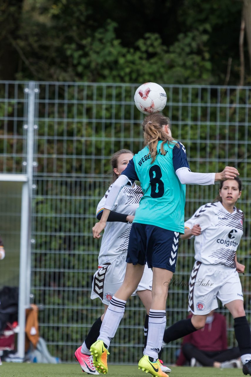 Bild 57 - B-Juniorinnen Wedel - St. Pauli : Ergebnis: 1:2